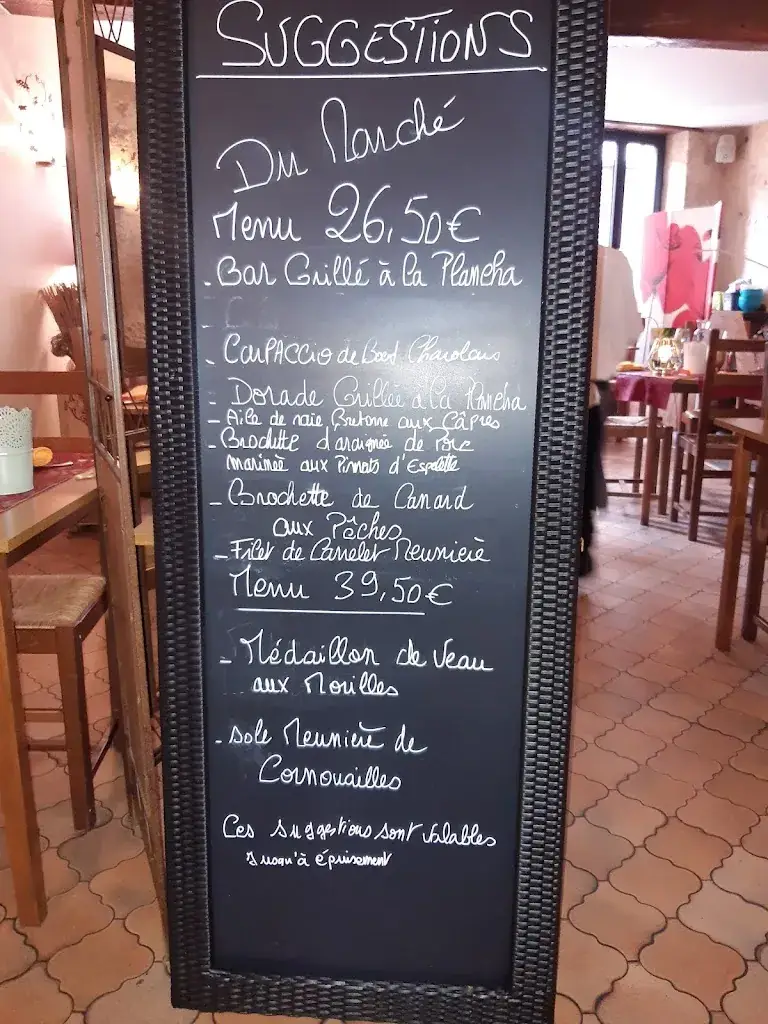 Menu_Les Airelles - Apparthôtel les Tilleuls - Restaurant Le Médiéval_Saint-Macaire_image_2