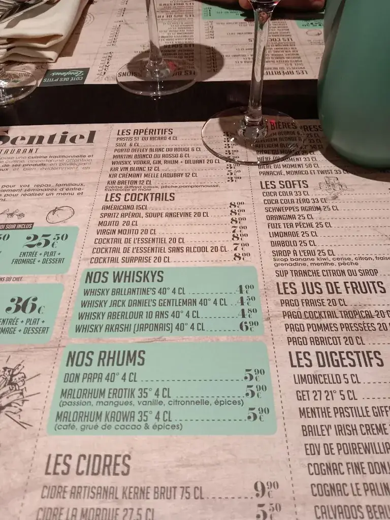 Menu_l'EsSentiel Restaurant_Sèvremoine_image_4