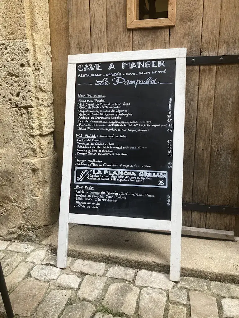 Menu_Restaurant Le Pampaillet_Saint-Macaire_image_3