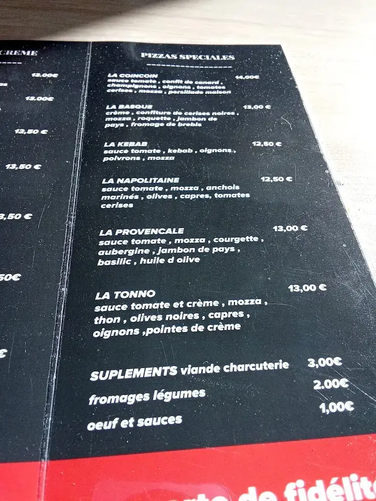 Menu_Le pizzaiolo_Saint-Léonard-de-Noblat_immagine_3