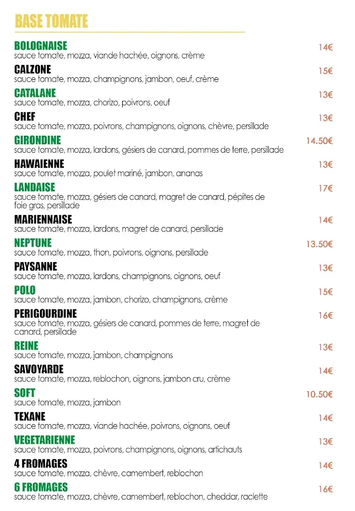 Menu_bella pizza saint mariens_Saint-Mariens_image_2