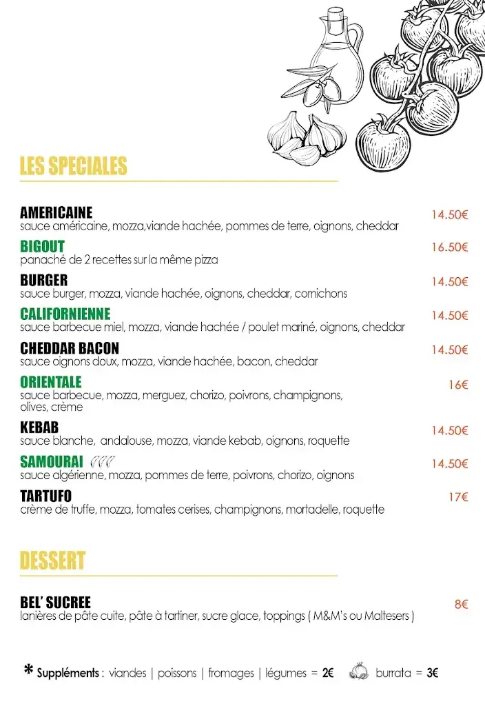 Menu_bella pizza saint mariens_Saint-Mariens_image_3