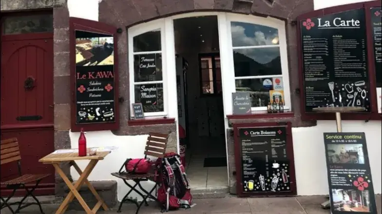 Le Kawa restaurant in Saint-Jean-Pied-de-Port