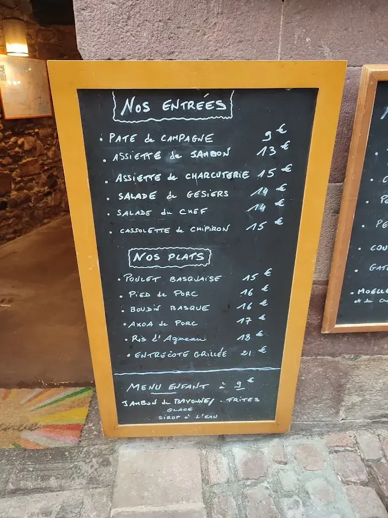 Menu_Restaurant Cidrerie Hurrup Eta Klik_Saint-Jean-Pied-de-Port_image_4