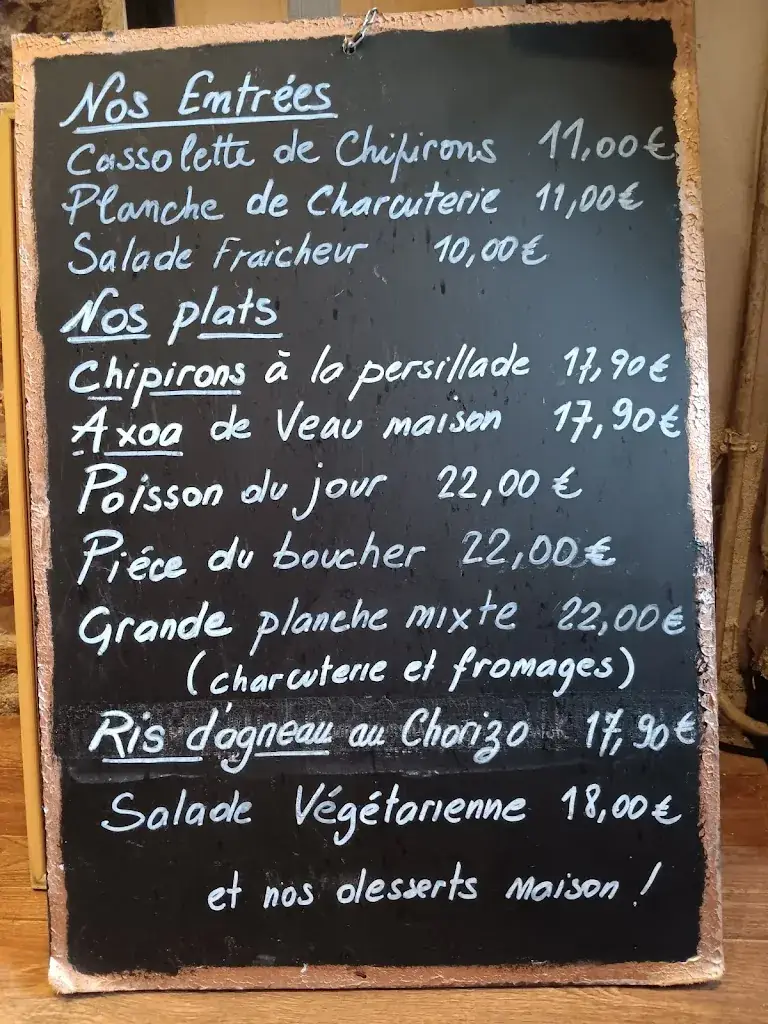 Menu_Le Chat Perché_Saint-Jean-Pied-de-Port_image_1