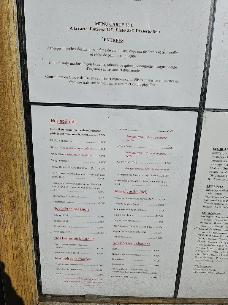 Menu_Le Relais de la Nive_Saint-Jean-Pied-de-Port_image_2