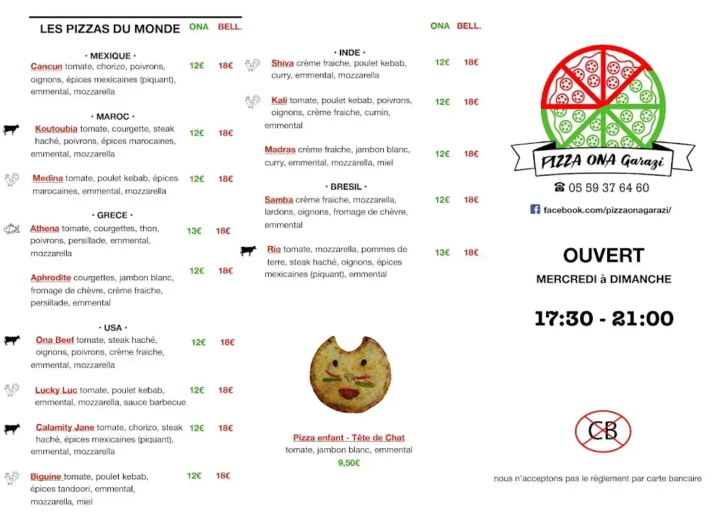 Menu_Pizza Ona Garazi_Saint-Jean-Pied-de-Port_image_2