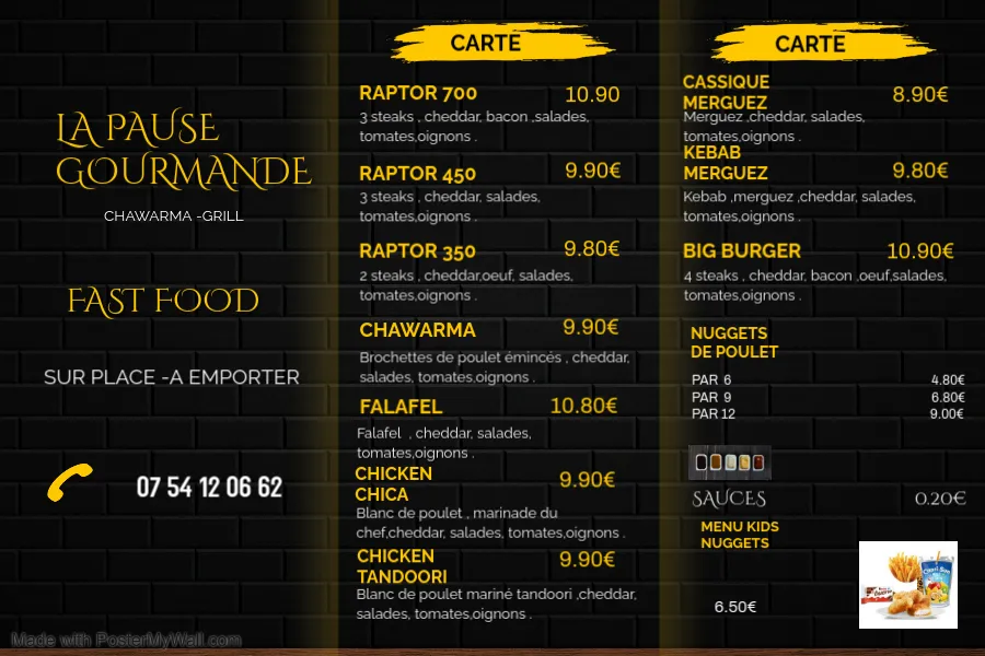 Menu_La Pause Gourmande_Saint-Jean-Pied-de-Port_immagine_1