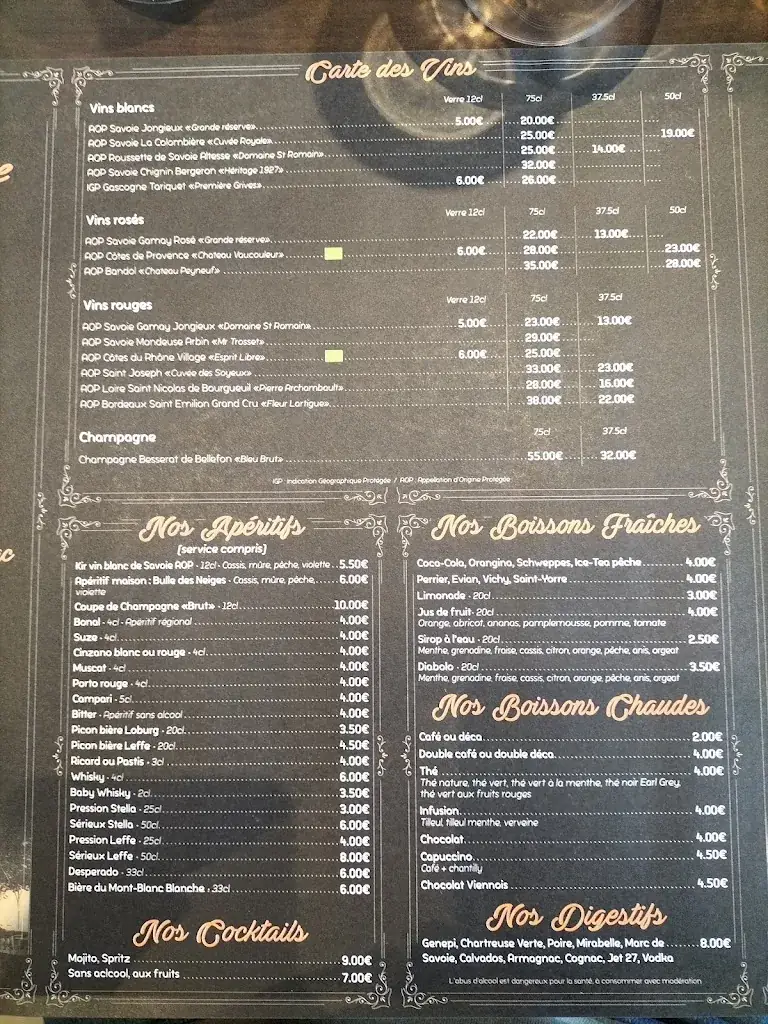 Menu_La Brasserie Du Lac_Bourget-du-Lac_image_4