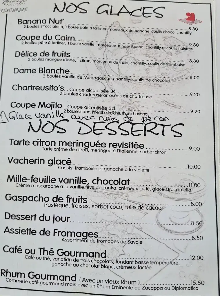 Menu_FREGATE BEACH bar restaurant plage privée_Bourget-du-Lac_image_2