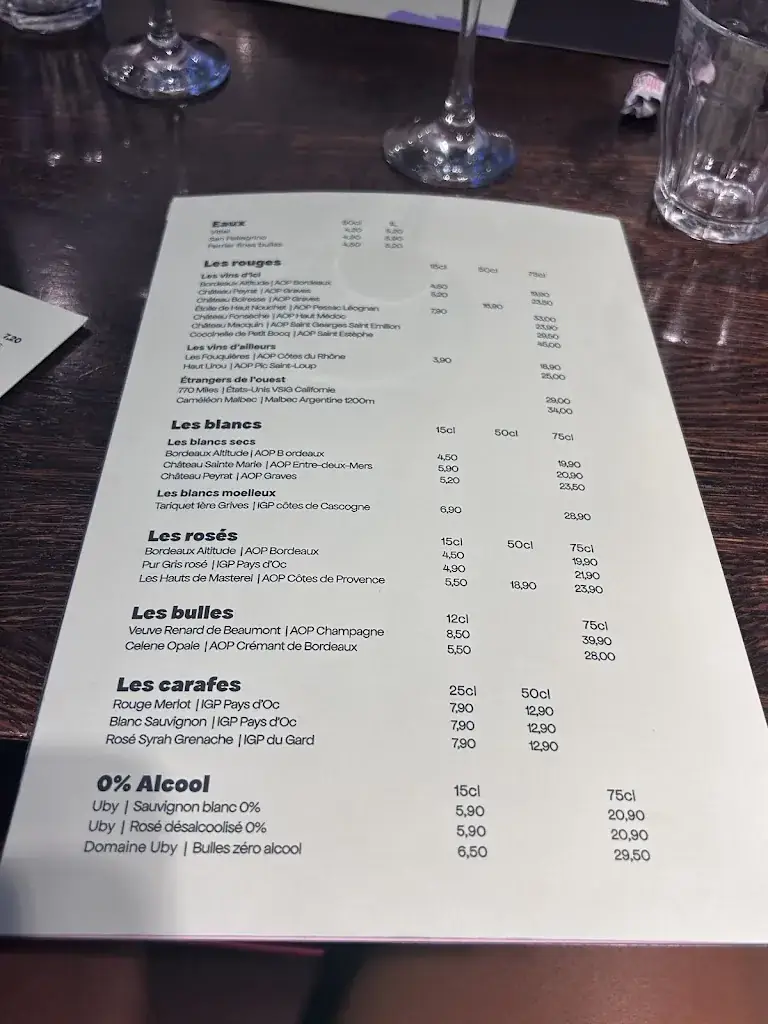 Menu_Côté Ouest Restaurant_Saint-Médard-en-Jalles_image_1