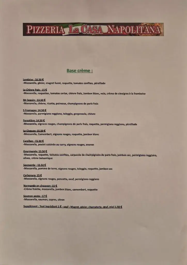 Menu_Pizzeria La Casa Napolitana_Saint-Médard-de-Guizières_image_2