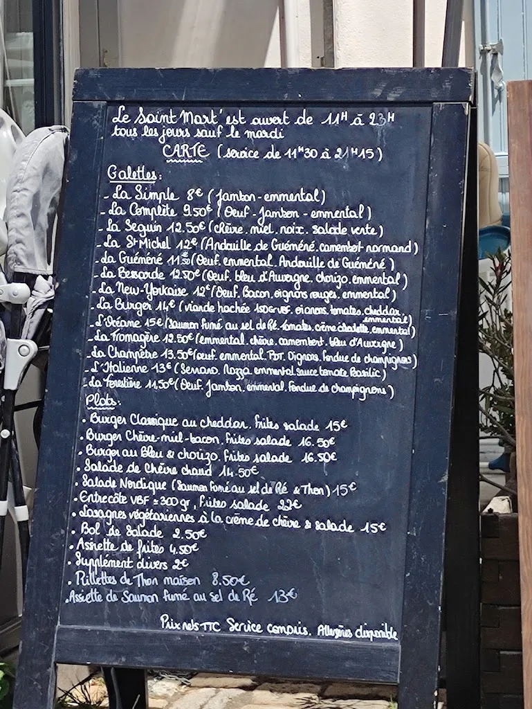 Menu_Le Saint Mart'_Saint-Martin-de-Ré_image_1