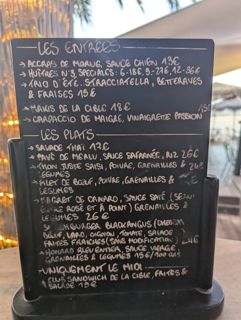 Menu_La Cible_Saint-Martin-de-Ré_immagine_3