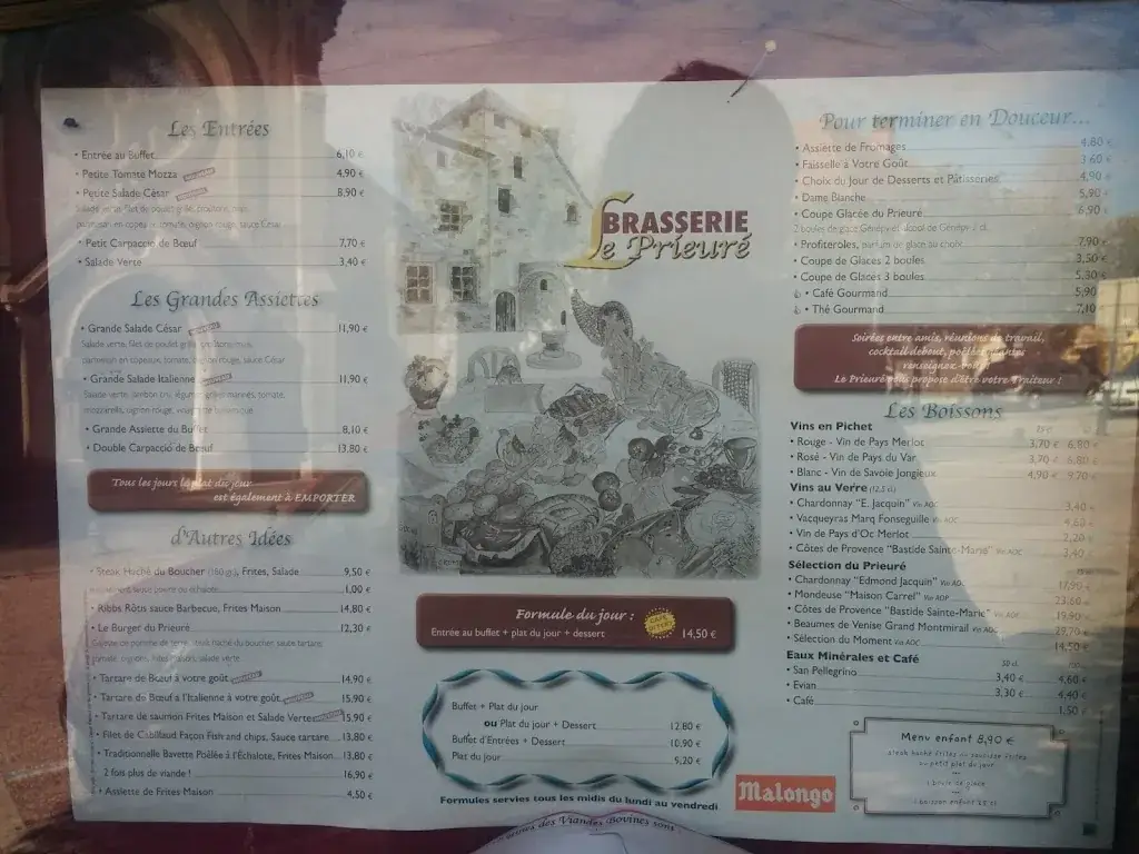 Menu_Brasserie le Prieuré_Bourget-du-Lac_image_2