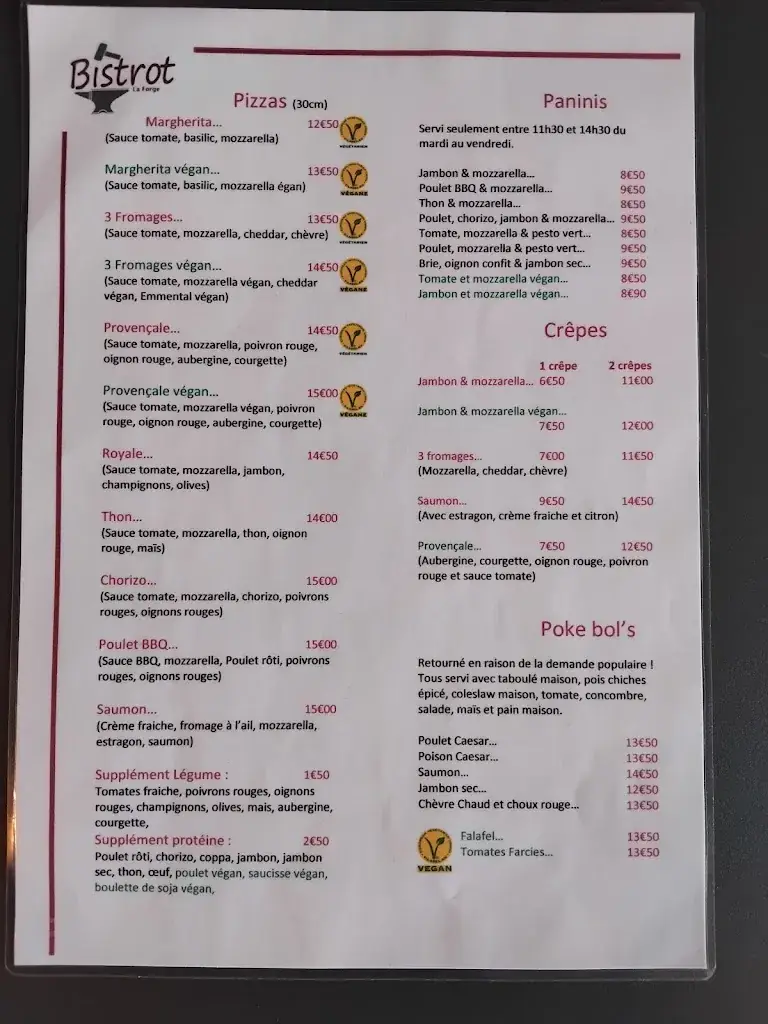 Menu_Bistrot la Forge_Saint-Pardoux-le-Lac_image_3
