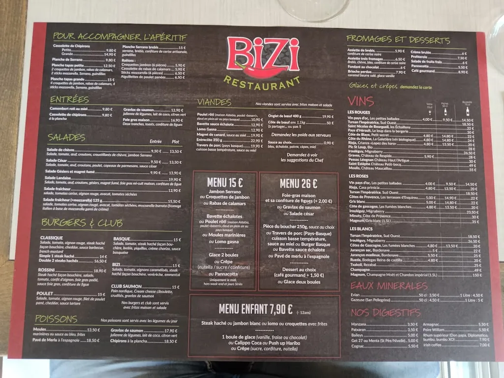 Menu_Restaurant Bizi_Saint-Pée-sur-Nivelle_image_2