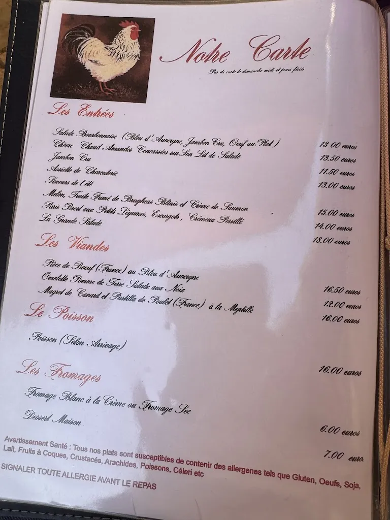 Menu_La vieille Auberge_Mayet-de-Montagne_image_1