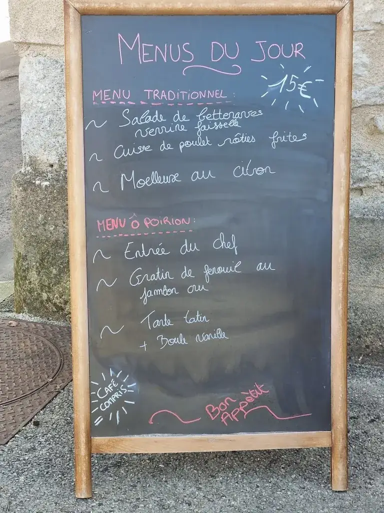 Menu_Restaurant Ô Poirion_Saint-Sauvant_image_1