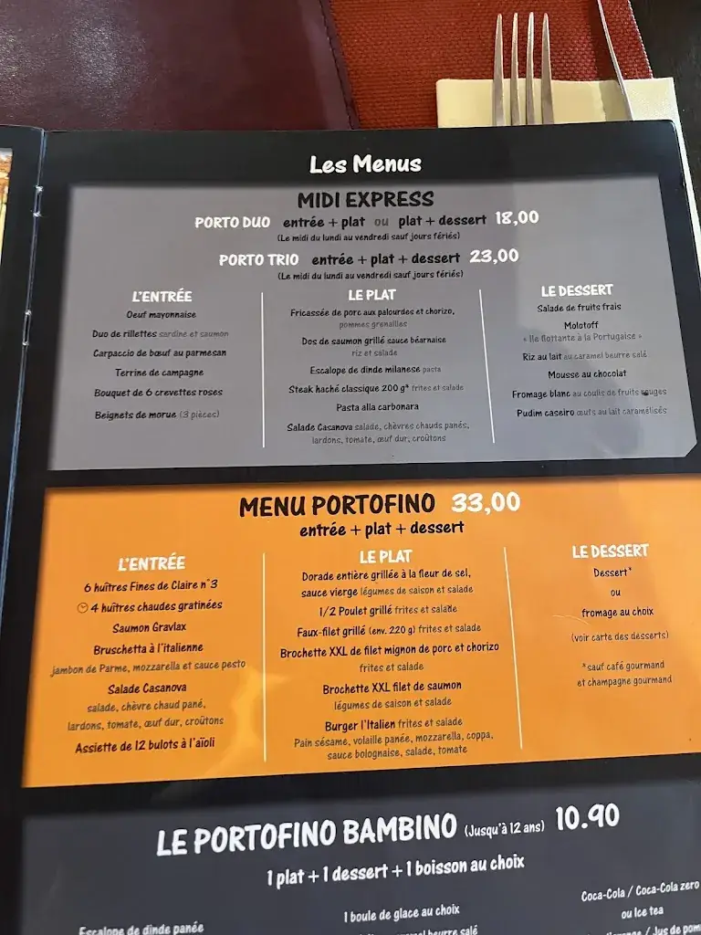 Menu_LE PORTOFINO_Saint-Saturnin_image_1