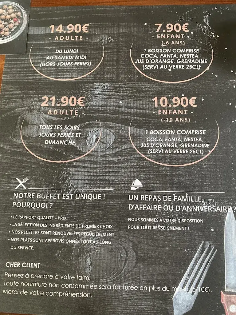 Menu_Le Grand Buffet - Saint Saturnin_Saint-Saturnin_image_4