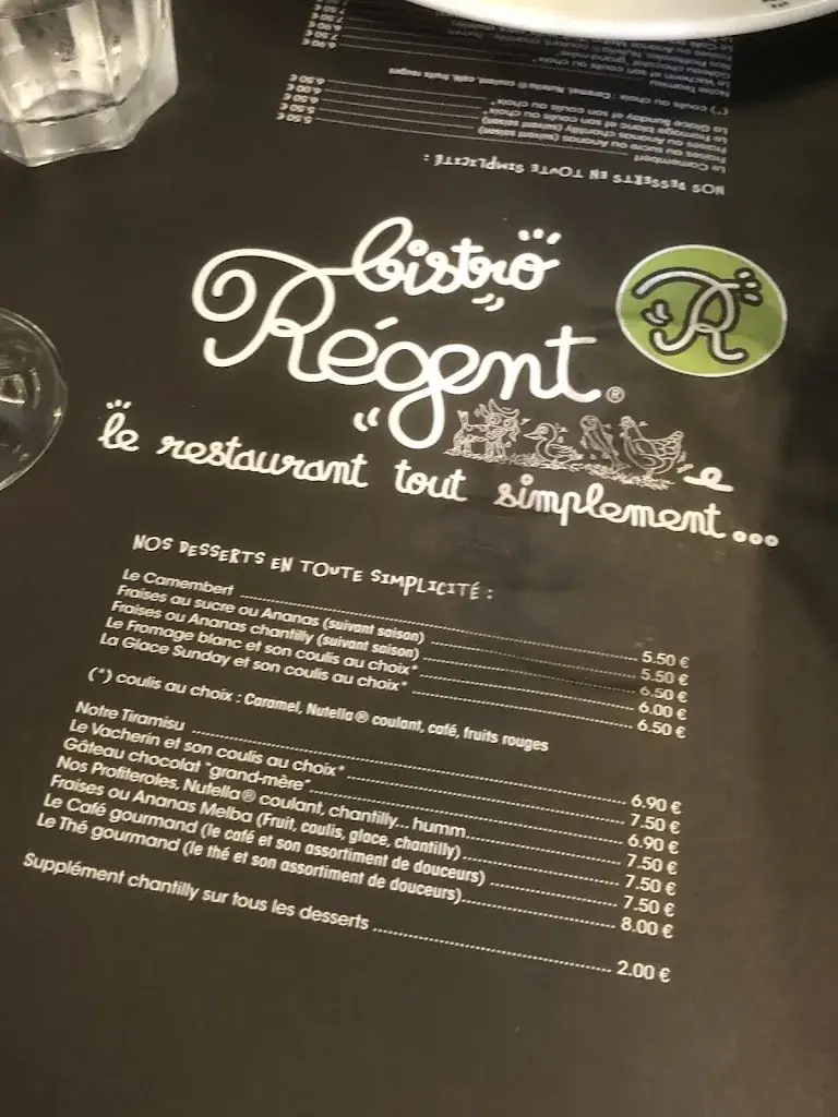 Menu_Bistro Régent St Saturnin Le Mans_Saint-Saturnin_image_1