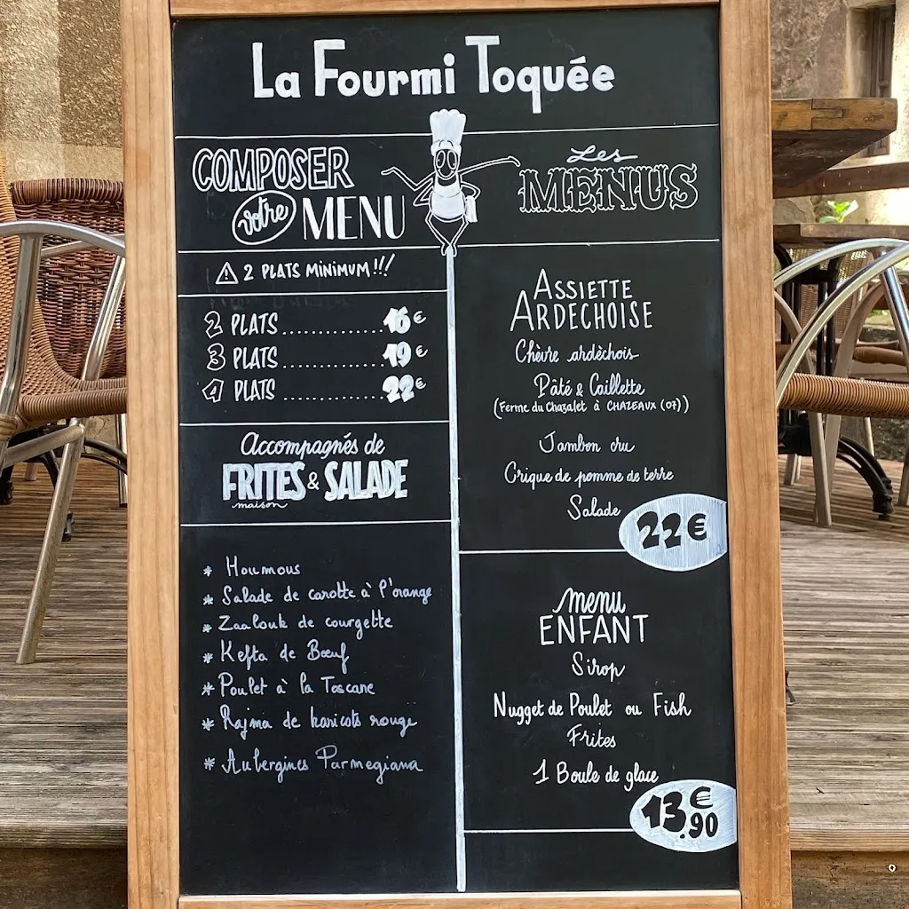 Menu_La Fourmi Toquée_Largentière_immagine_1