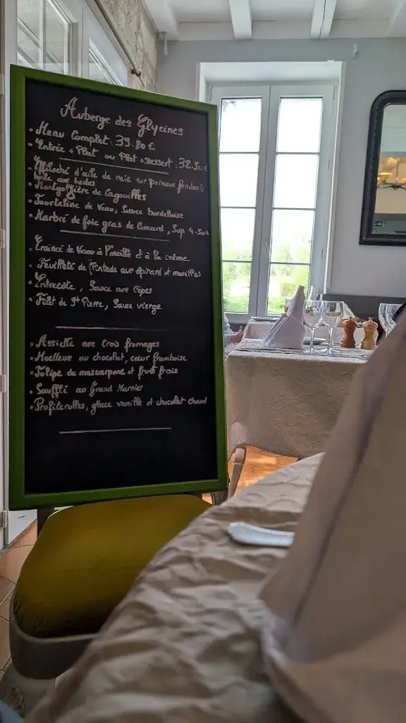 Menu_Auberge des Glycines_Taillebourg_image_1