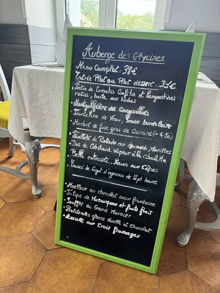 Menu_Auberge des Glycines_Taillebourg_image_2
