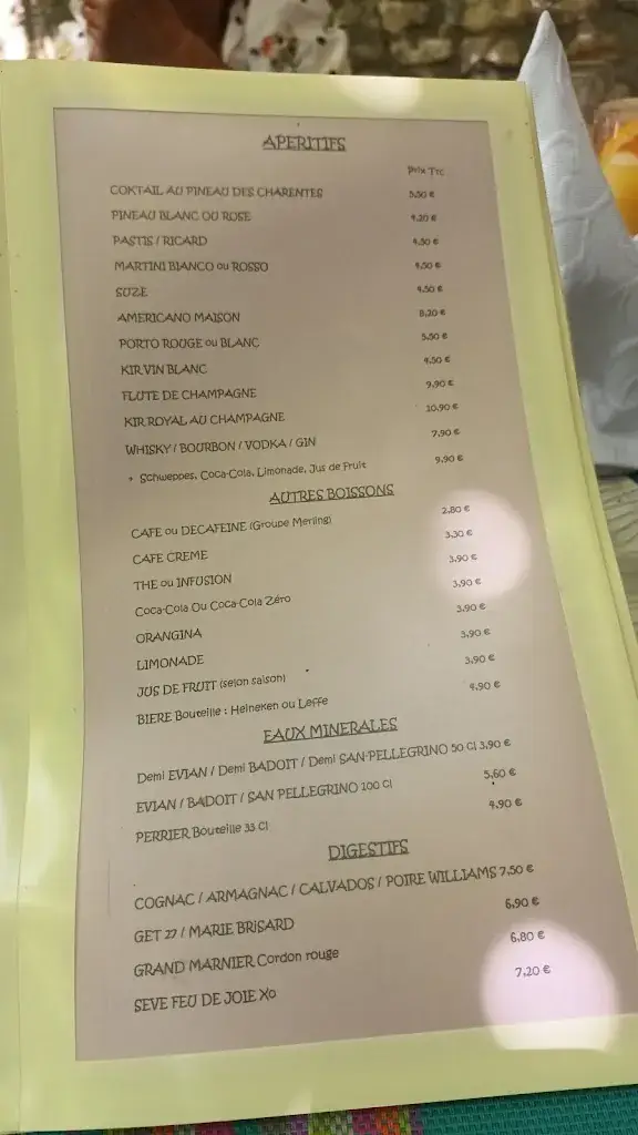 Menu_Auberge des Glycines_Taillebourg_image_3