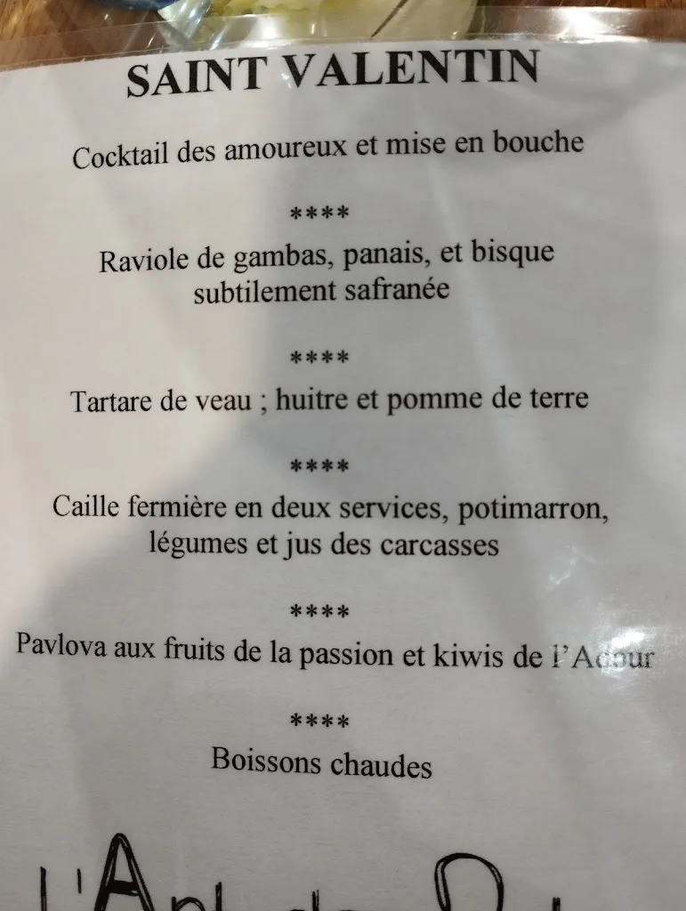 Menu_L’Art des Mets_Saint-Sever_image_3