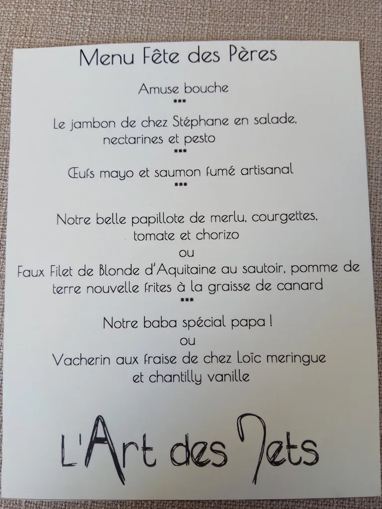 Menu_L’Art des Mets_Saint-Sever_image_4