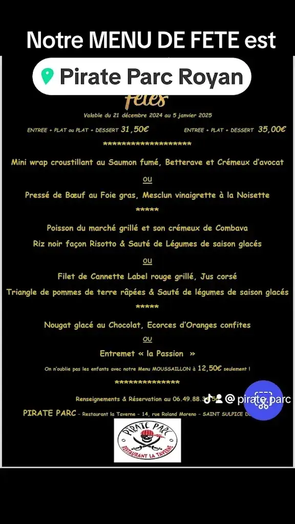 Menu_Restaurant La Taverne_Saint-Sulpice-de-Royan_image_1