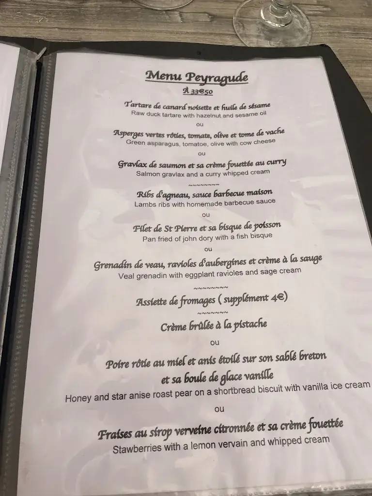 Menu_Le Peyragude_Penne-d'Agenais_image_4