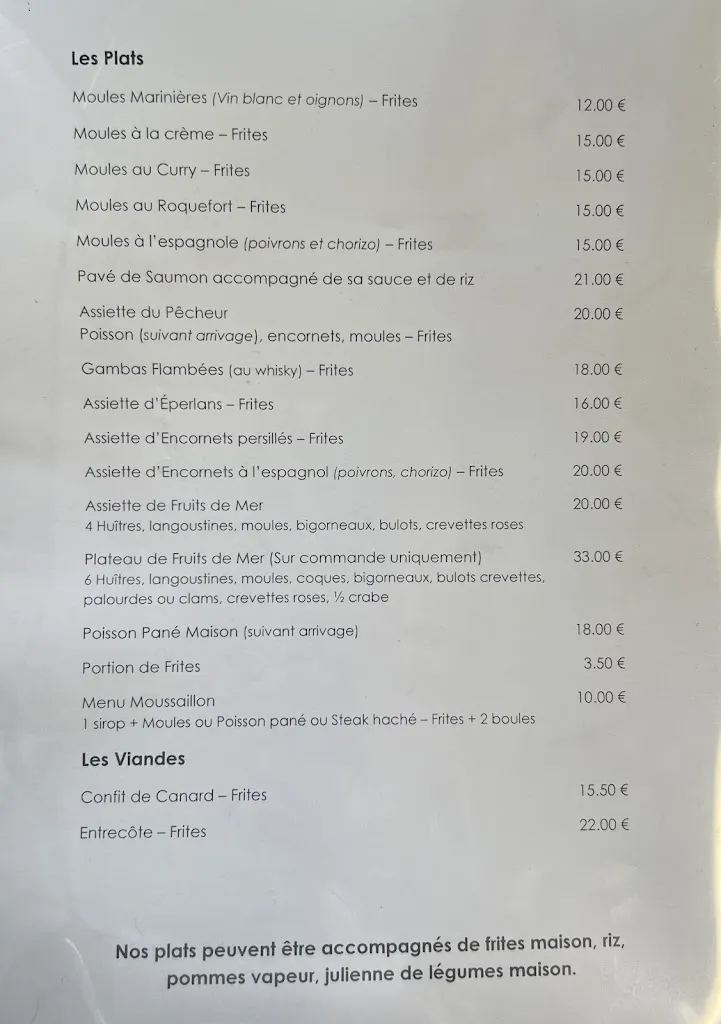 Menu_Le cabanon du pecheur_Saint-Vivien-de-Médoc_image_1