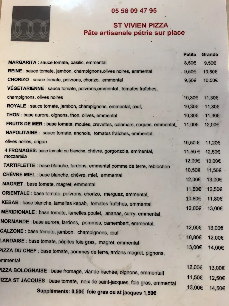 Menu_Saint Vivien Pizza_Saint-Vivien-de-Médoc_image_1