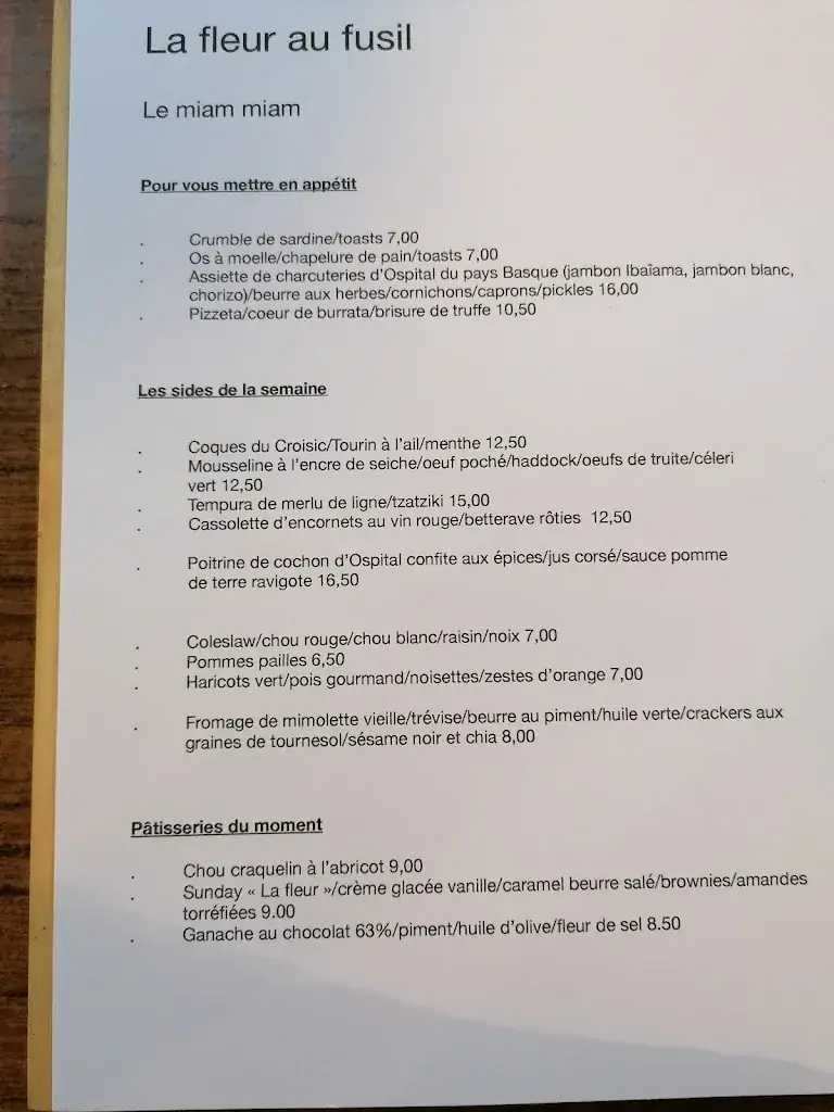 Menu_La Fleur Au Fusil_Saint-Vivien-de-Médoc_image_2