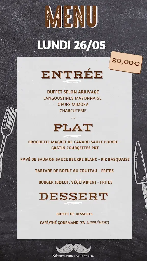 Menu_Restaurant L'Aubreçay_Saint-Xandre_image_3