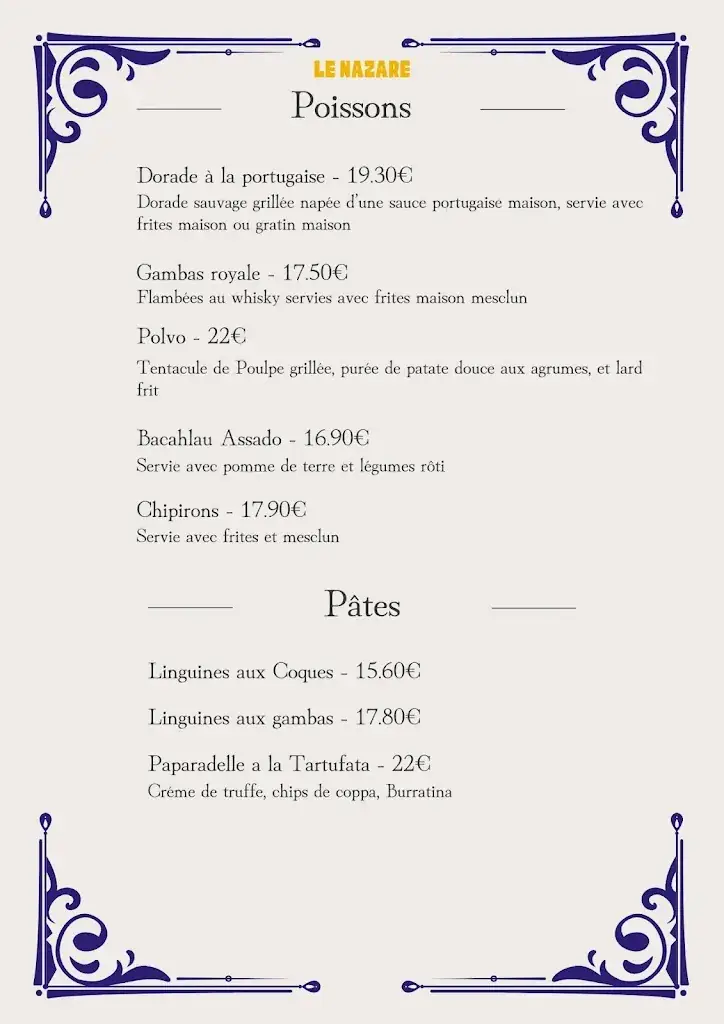 Menu_Le Nazaré_Saint-Vincent-de-Tyrosse_image_4