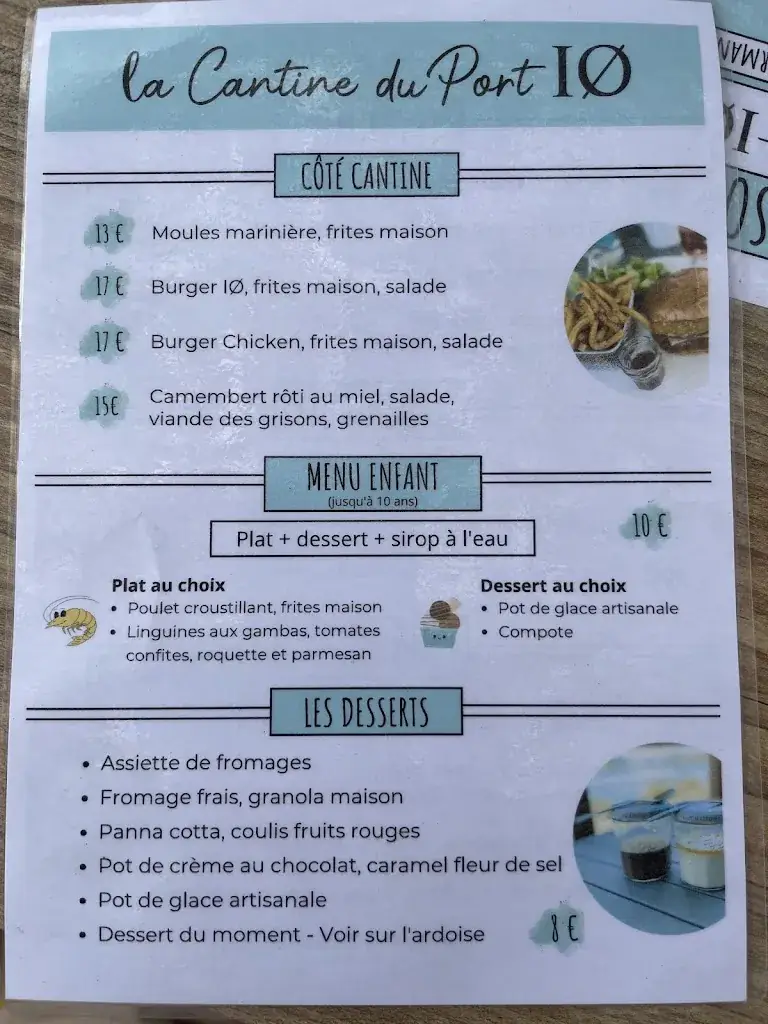 Menu_La Cantine du Port IØ_Saint-Trojan-les-Bains_image_3