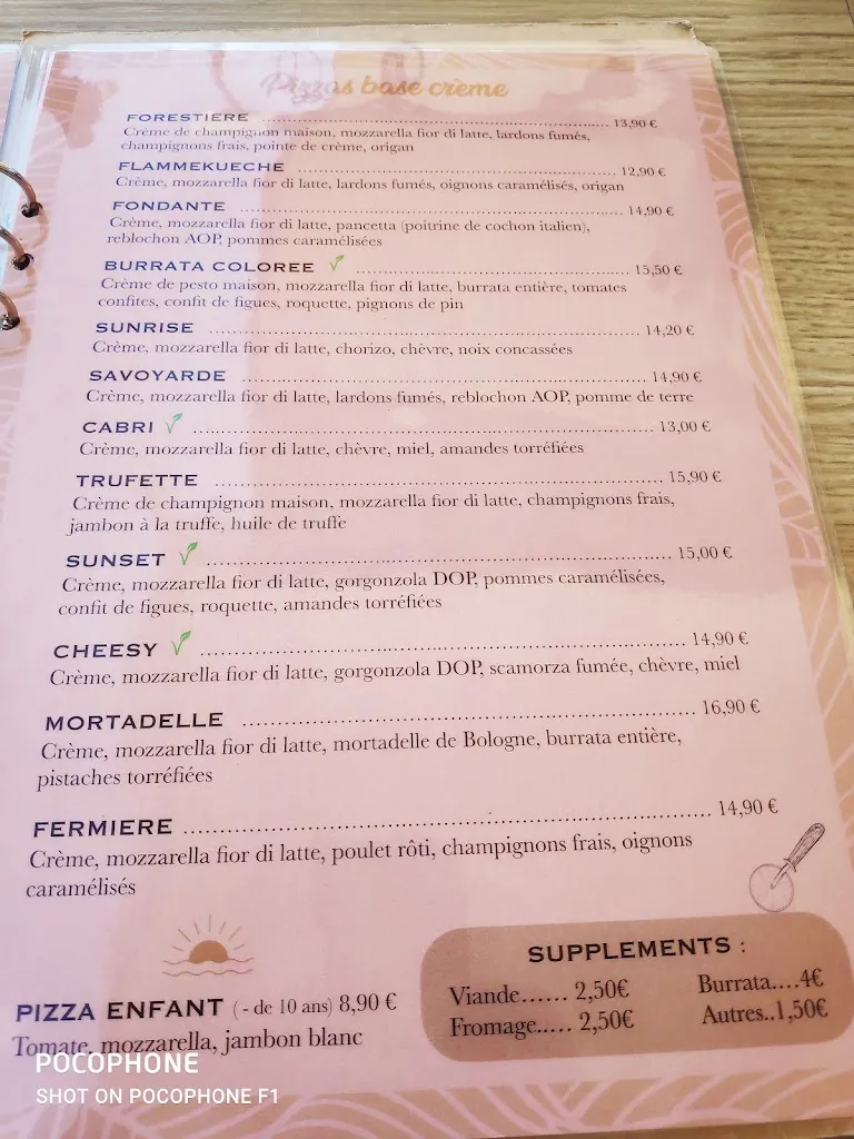 Menu_Pizza Sunset_Saint-Trojan-les-Bains_immagine_1