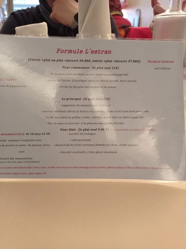 Menu_L'Estran_Château-d'Oléron_image_4