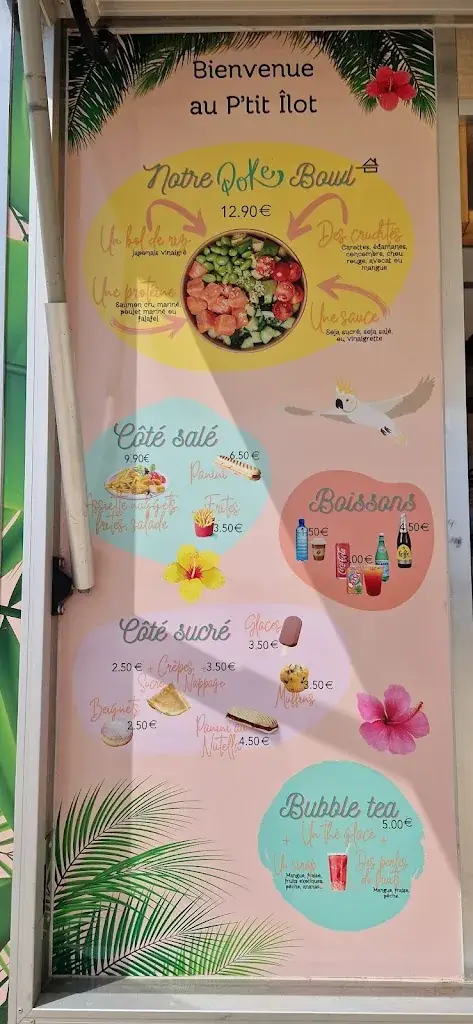 Menü_Le P'tit Îlot (Food truck 17)_Saint-Trojan-les-Bains_Bild_1