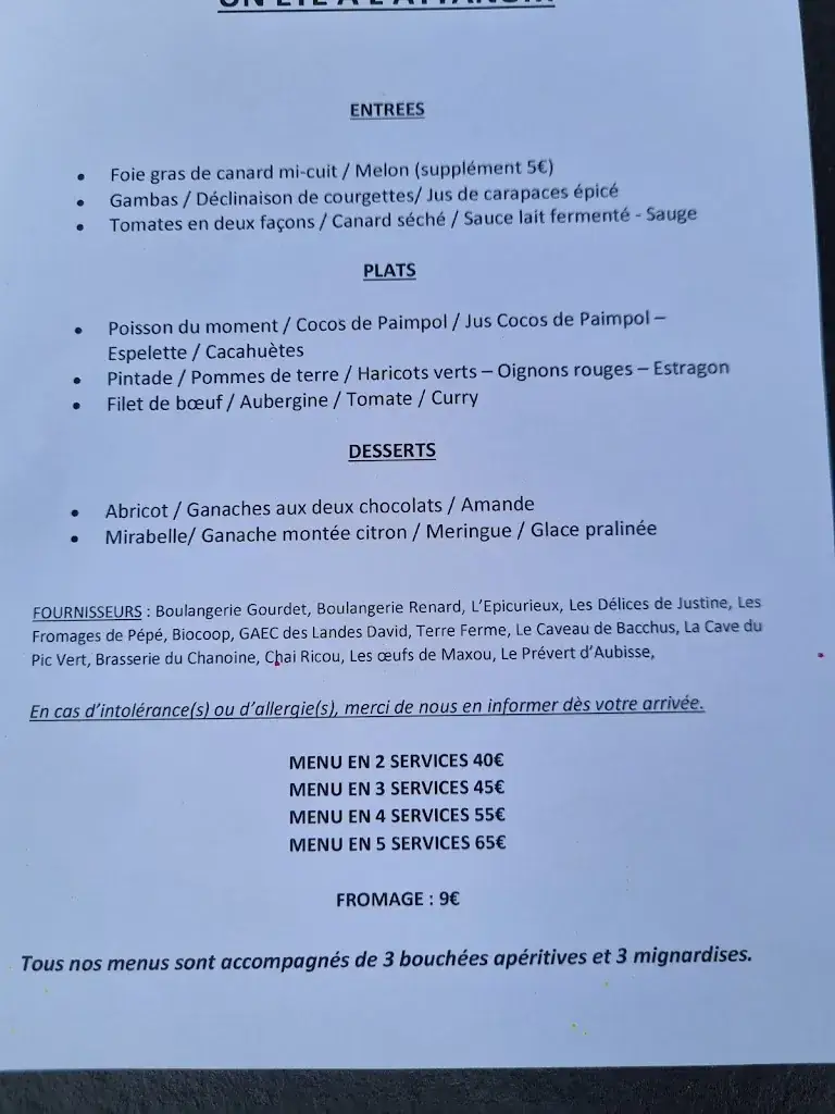 Menu_L'Attanum - Ludwik Crosnier_Saint-Yrieix-la-Perche_image_1