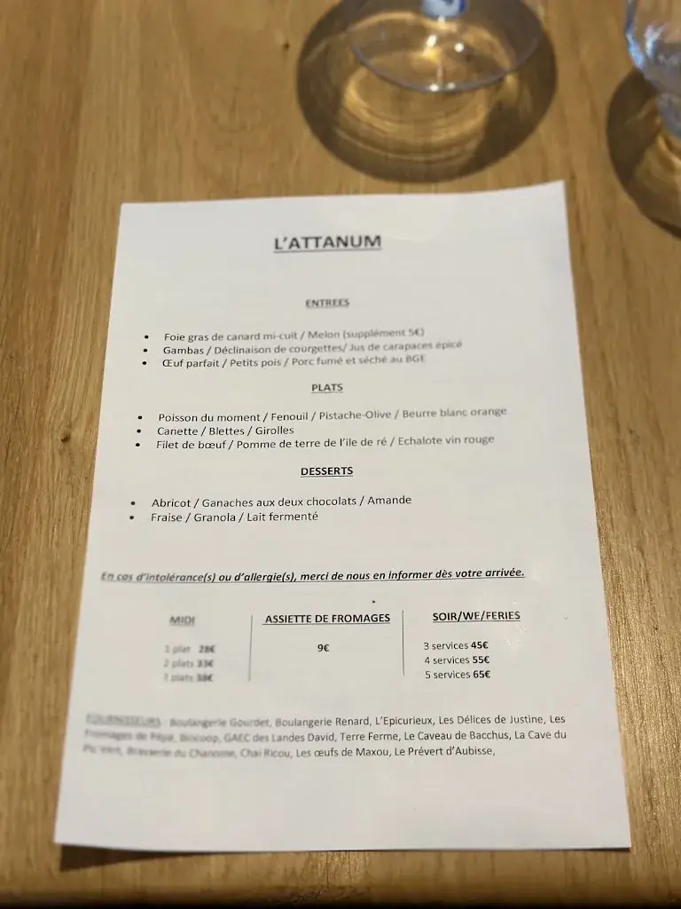 Menu_L'Attanum - Ludwik Crosnier_Saint-Yrieix-la-Perche_image_2