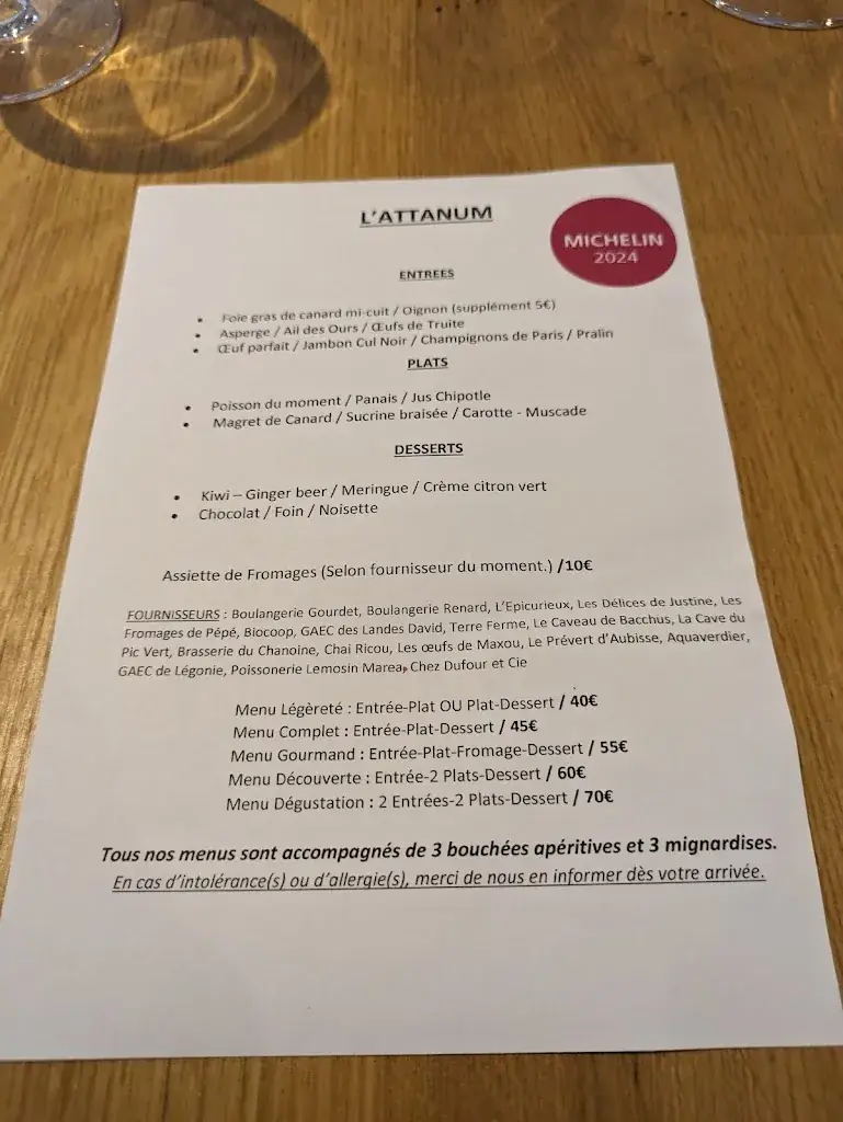 Menu_L'Attanum - Ludwik Crosnier_Saint-Yrieix-la-Perche_image_3