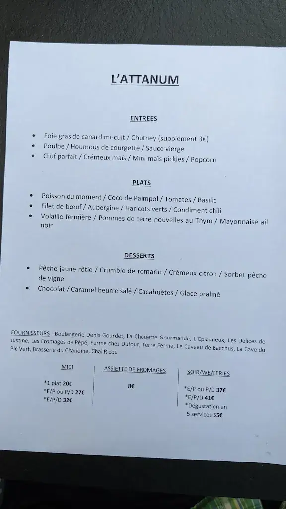 Menu_L'Attanum - Ludwik Crosnier_Saint-Yrieix-la-Perche_image_4