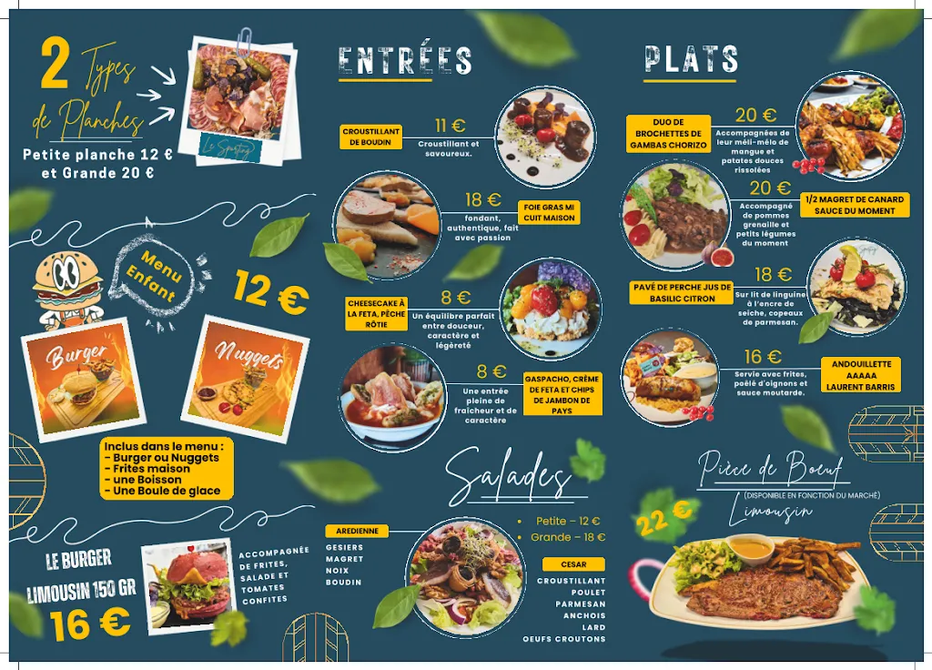 Menu_Le sporting_Saint-Yrieix-la-Perche_image_1