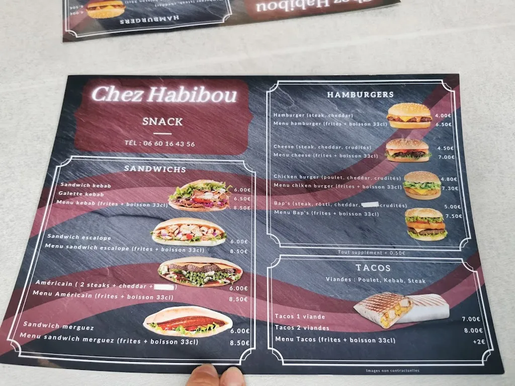 Snack Chez Habibou restaurante en Largentière