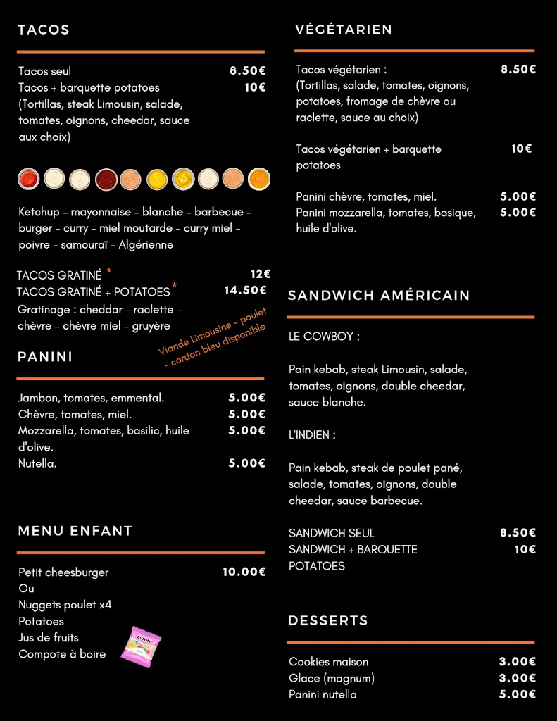 Menu_CRO'K FOOD_Saint-Yrieix-la-Perche_image_2